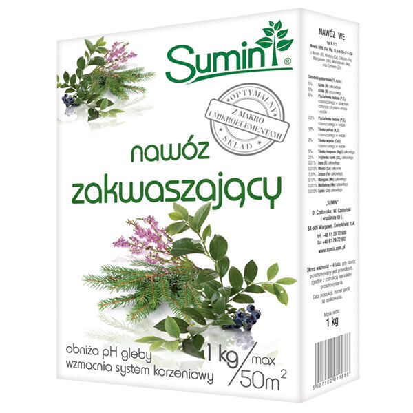 جديد الأسمدة المعقدة Sumin Nawóz Zakwaszający 1kg